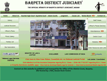 Tablet Screenshot of barpetajudiciary.gov.in